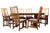 Bassett Furniture Vintage Red Oak Trestle Table Dining Table For Sale - Image 4 of 4
