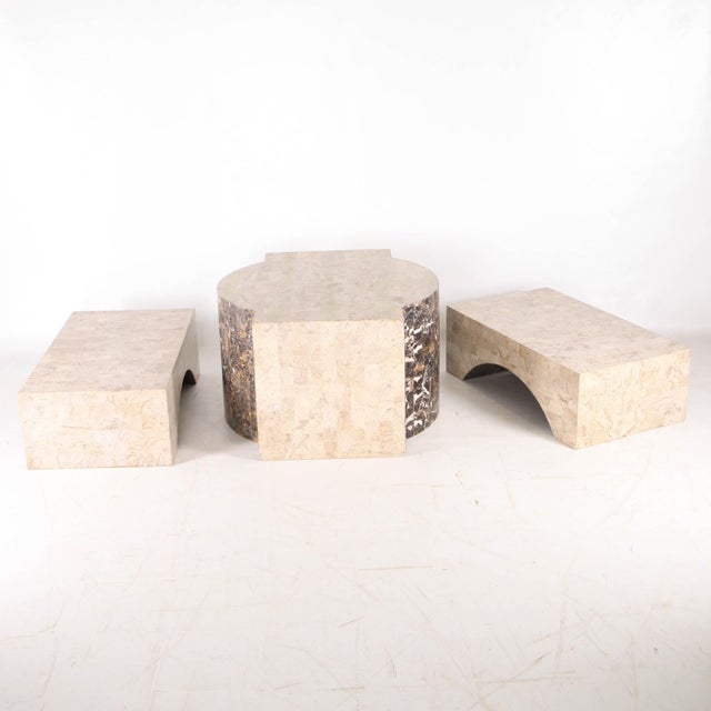 1970s Faux Marble Coffee Table, 1970s For Sale - Image 5 of 17