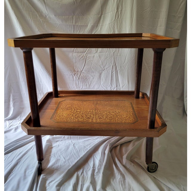 1940s Sw Germany 2-Tier Serving Cart/Trolley For Sale - Image 4 of 12