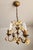 Hand-forged, handmade floral pendant lamp with handcrafted porcelain flowers and roses – a rare original, shabby chic...
