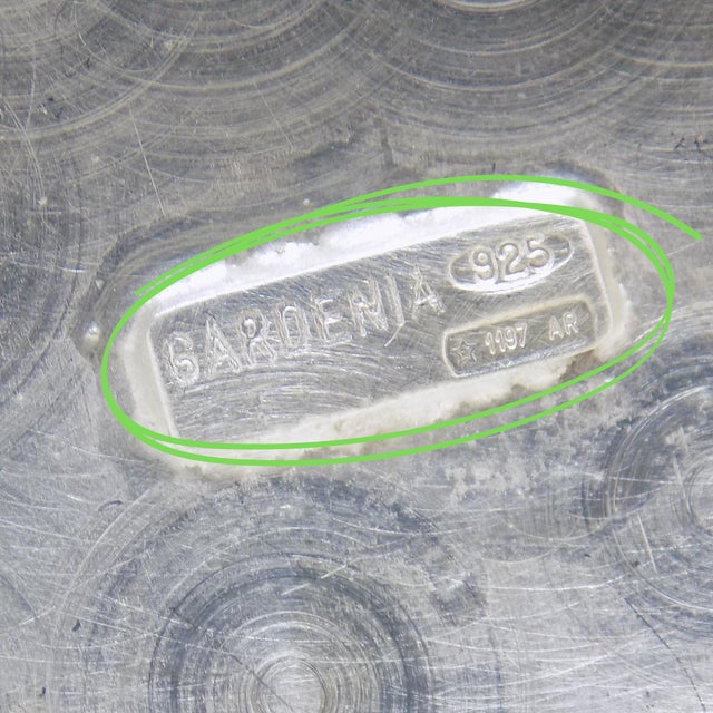 Metal Vintage Italian Sterling Silver 925 Chiseled Oval Trinket Box by Gardenia Preziosi, 1980s For Sale - Image 7 of 14
