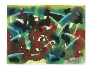 Charles Boggs, Abstract, Watercolor, 1970s