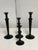 2010s Pottery Barn Seville Hammered Metal Candle Holders, Set of Four For Sale - Image 5 of 12