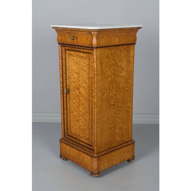 Wood 19th Century French Charles X Period Side Table or Nightstand For Sale - Image 7 of 11