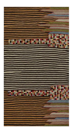 Handwoven Scandinavian Style Persian Kilim Area Rug - 3'5"×6'5"