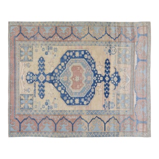 Vintage Turkish Anatolian Hand Knotted Wool Rug, 6'5''x8' For Sale