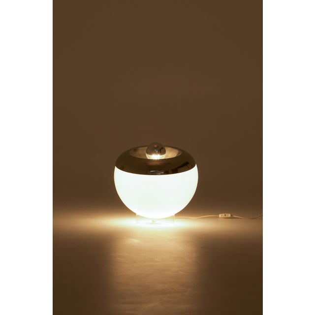 Orbital Glass Table Lamp by Piero De Martini for Falconi & Francesco Fois, 1970s For Sale - Image 4 of 13