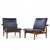 Mid-Century Modern Finn Juhl for France and Sons Fd137 Mid Century Danish Teak Japan Lounge Chairs - Pair For Sale - Image 3 of 13