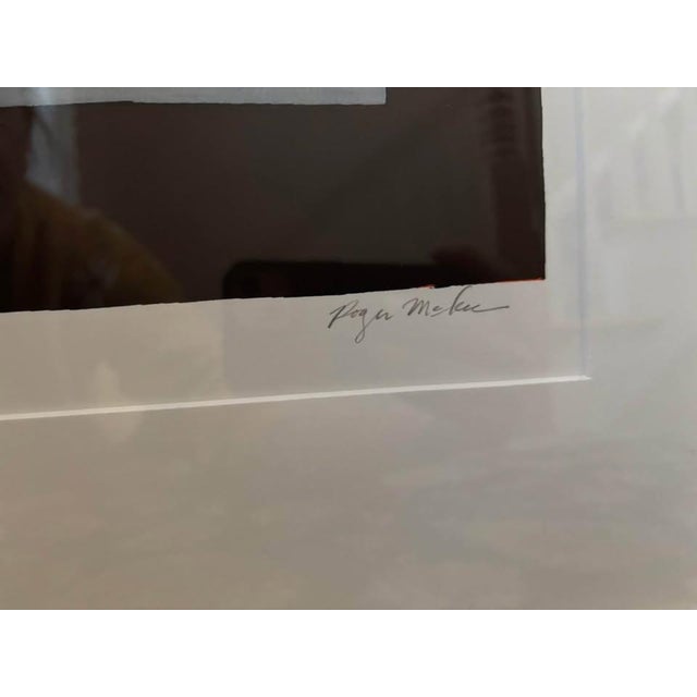 Late 20th Century Roger McKeen Signed Limited Edition Abstract Print “Box & Forms” 2/5 Framed For Sale - Image 4 of 5