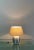 1970s Table Lamp in Brushed Aluminum & Italian Fabric, 1970s For Sale - Image 5 of 12