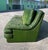 Late 20th Century Postmodern Patinated Green Buffalo Leather Sofa by Roche Bobois For Sale - Image 5 of 10