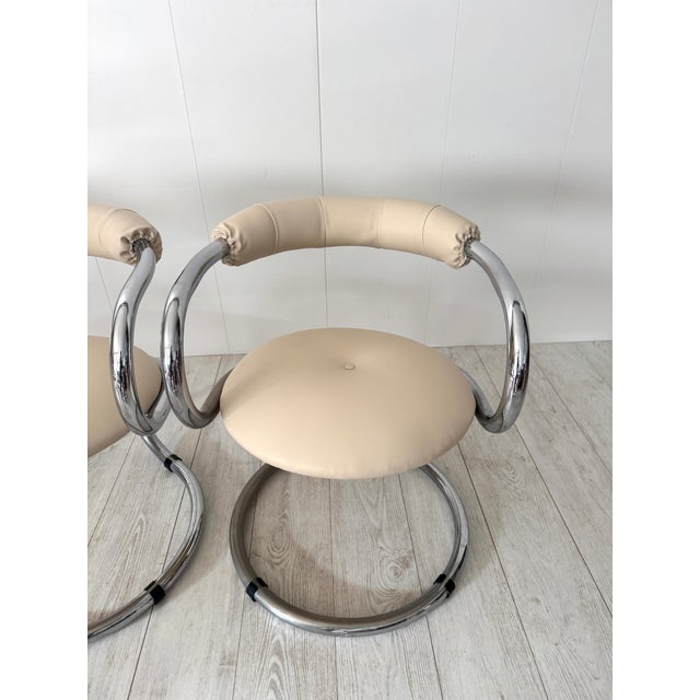 Metal Chairs by Rudi Bonzanini for Tecnosalotto, 1970s, Set of 6 For Sale - Image 7 of 17