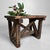 Japanese Wooden Stool, 1920s For Sale - Image 13 of 15