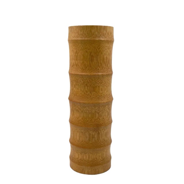 Hollywood Regency Bamboo Vase, Italy 1970 For Sale - Image 11 of 12