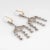 This is part of Chairish’s Fine Jewelry assortment. Elegant pair of vintage diamond drop earrings crafted in 14k yellow...