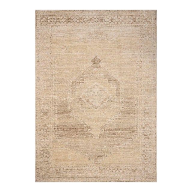 Chris Loves Julia x Loloi Palma Wheat / Taupe 11'-6" x 15'-7" Area Rug For Sale