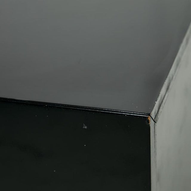 High-Gloss Sideboard with Steel Legs For Sale - Image 11 of 18