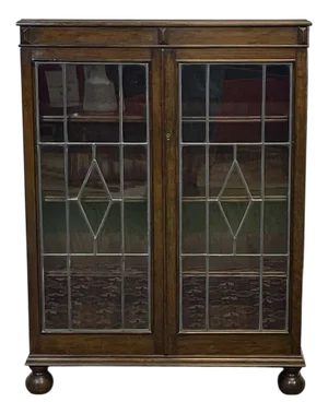 English Display Case in Oak