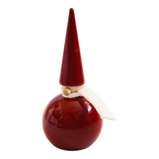 Wood Swedish Tomte Gnome by Larssons Tra For Sale