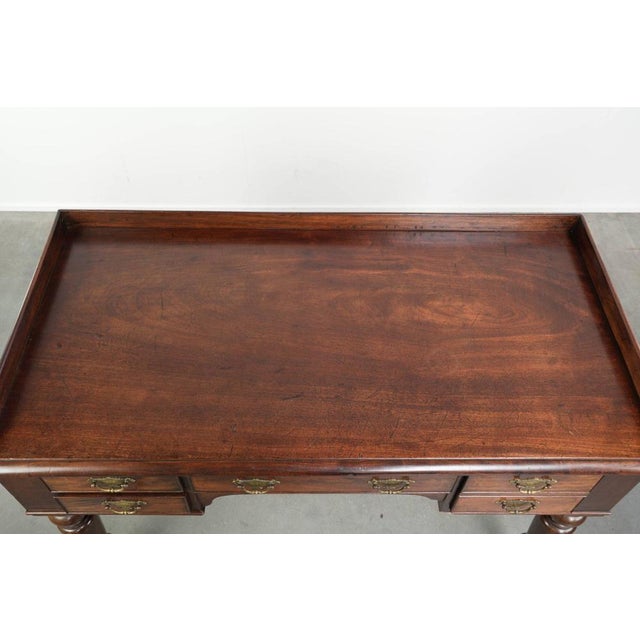 Wood Antique English Mahogany Desk, 1800s For Sale - Image 7 of 13