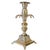 Mid 20th Century Vintage Hollywood Regency Silver Plated Brass Pineapple Candlesticks - A Pair For Sale - Image 5 of 10