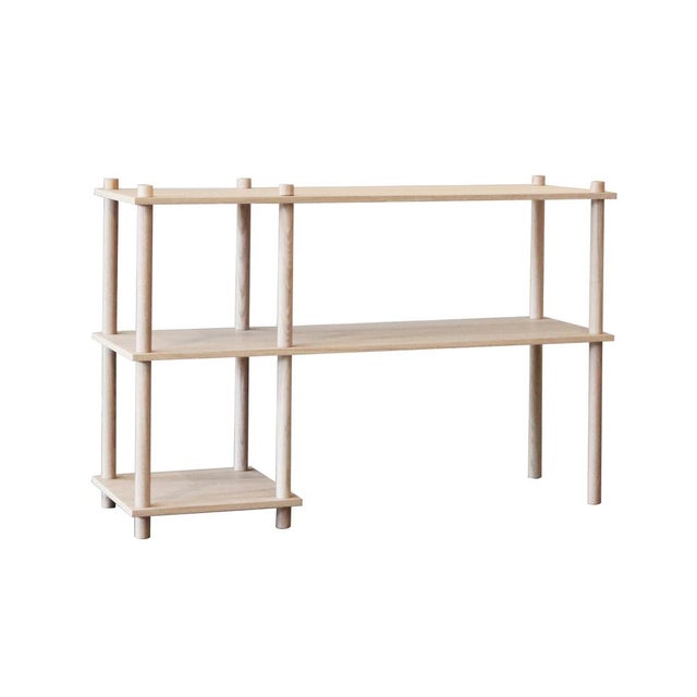 Oak elevate shelving ii by camilla akersveen and christopher konings. Materials: metal, oak. Dimensions: d 40 x w 120 x h...