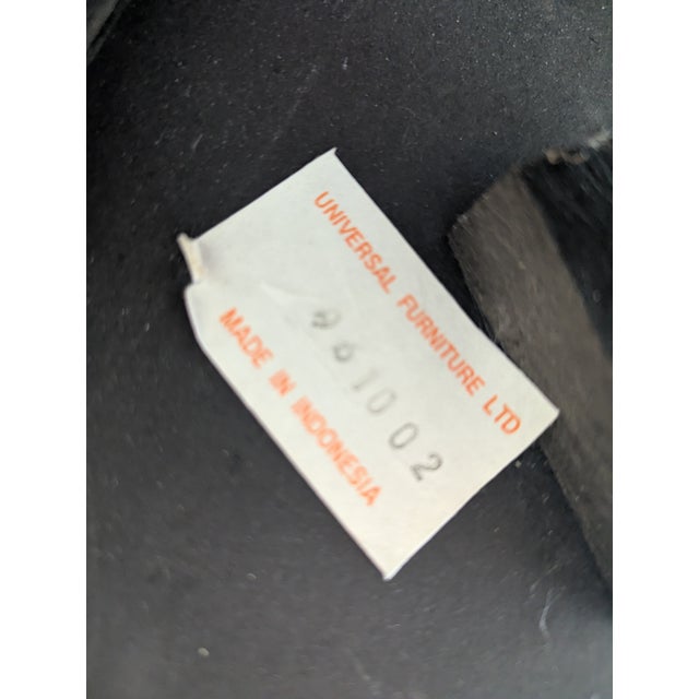 Vintage Postmodern Universal Furniture Oak Parquetry Eye Kidney Coffee Table For Sale - Image 13 of 13