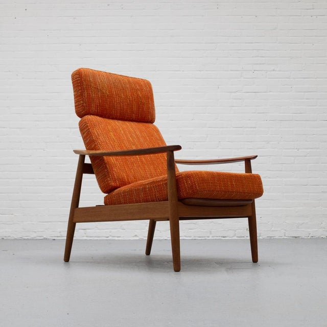 Arne Vodder FD164 Armchair by Arne Vodder for France & Son, 1960s For Sale - Image 4 of 18
