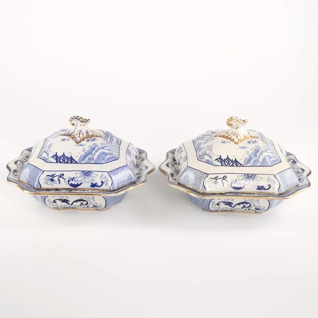 Bowls and Lids, 1900s, Set of 2 For Sale - Image 4 of 8