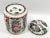 Vintage Chinese Rose Medallion Porcelain Tea Canister With Phoenixes Butterflies and Pink Flowers For Sale In Miami - Image 6 of 12