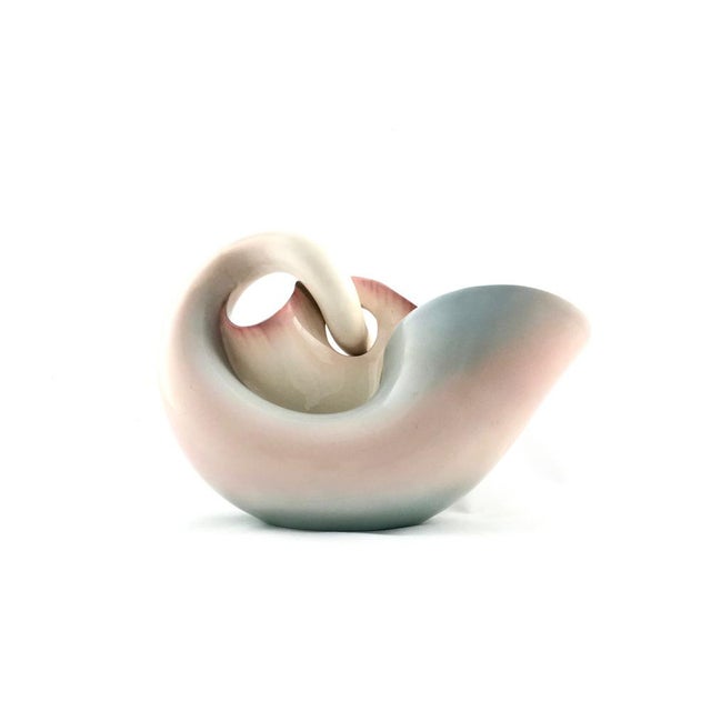 Light Pink Lacquered Terracotta Vase by Vibi, Italy, 1960s For Sale - Image 6 of 14