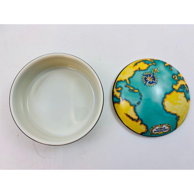 2000 - 2009 Tiffany & Co. Porcelain Lidded Box Designed for Tauck World France For Sale - Image 5 of 12