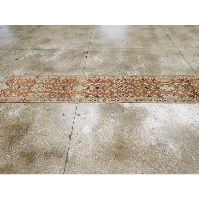 Early 20th Century Galerie Shabab Collection Early 20th Century Persian Malayer Runner For Sale - Image 5 of 8