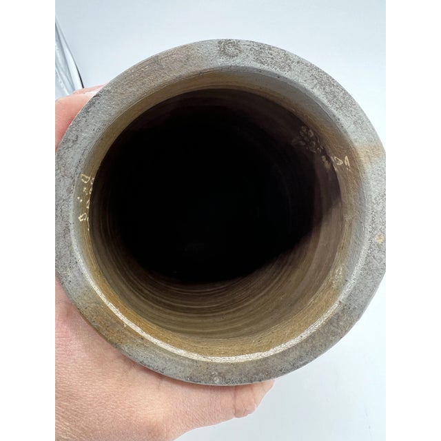 Antique Pennsylvania Folk Art Stoneware Preserve Jar, Circa 1850's For Sale - Image 11 of 12