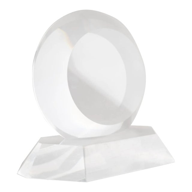 Vintage Abstract Lucite Sculpture For Sale