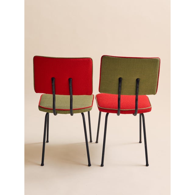 The 1950s Mid-Century Modern Colorful Dining Chairs For Sale In Chicago - Image 6 of 15