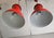 Metal Red Metal Pendant Lamps from Fontana Arte, 1970s, Set of 2 For Sale - Image 7 of 8