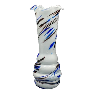 1950's Tall Vintage Murano Flower Vase