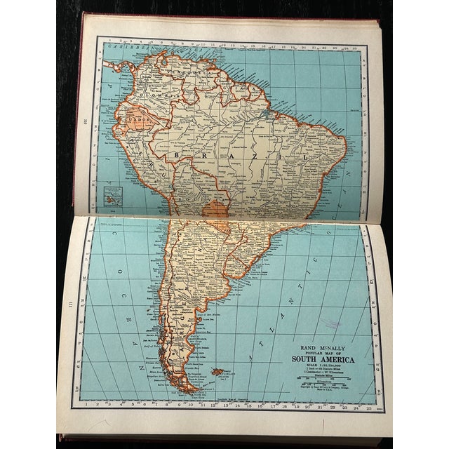 1930s 1930s Vintage World Atlas For Sale - Image 5 of 18