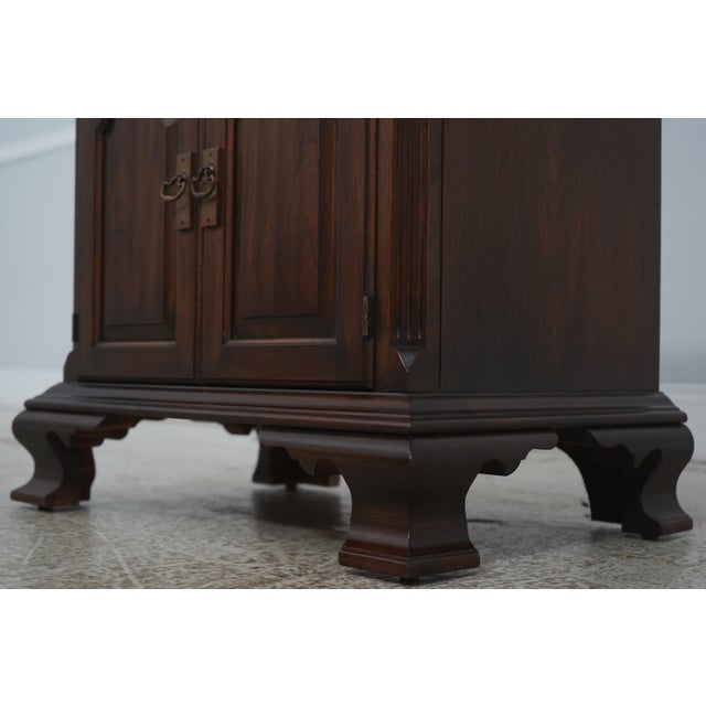 Pair Pennsylvania House Cherry 2 Door Nightstands For Sale - Image 9 of 18