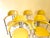 Modern Yellow Chairs, 2000s, Set of 5, in Good conditions. Designed from 2000