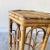 Boho Chic Hexagonal Tortoise Shell Bamboo Nesting Pedestals For Sale - Image 10 of 11