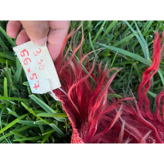 Textile Vintage Anatolian Red Tulu Rug For Sale - Image 7 of 7