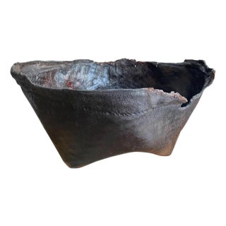 Polished Buffalo Hide Container For Sale