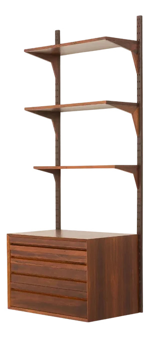 Rosewood Wall Unit by Poul Cadovius for Cado, Denmark, 1960s