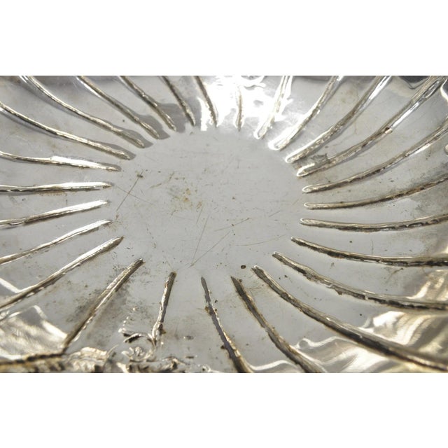 Vintage English Sheffield Kentshire Silver Plated Punch Bowl Set with 12 Footed Cup For Sale - Image 18 of 18