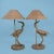 Boho Chic Large Crane Table Lamps - A Pair For Sale - Image 3 of 9