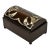 Heintz Art Metal Shop Cigarette Box 4106 Domed Sterling on Bronze Arts & Crafts For Sale