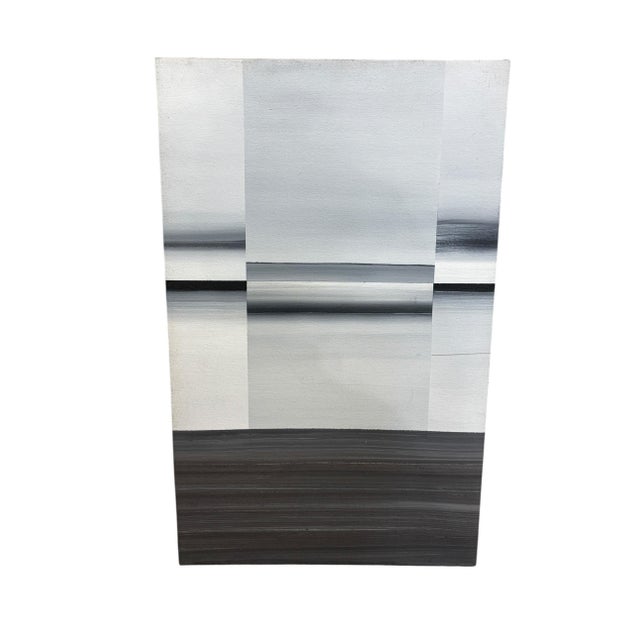 Nicole Mouracade Nim Abstract Acrylic on Canvas Set of 4 Panels For Sale - Image 9 of 11