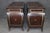 Maitland - Smith Pair Leather Wrapped and Embossed Maitland Smith Commodes For Sale - Image 4 of 14